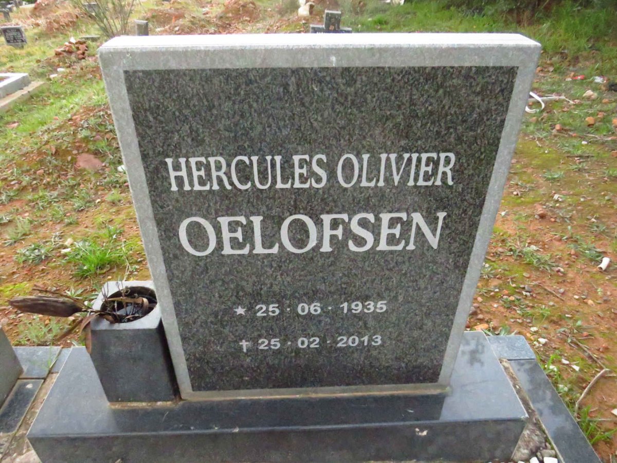 OELOFSEN Hercules Olivier 1935-2013