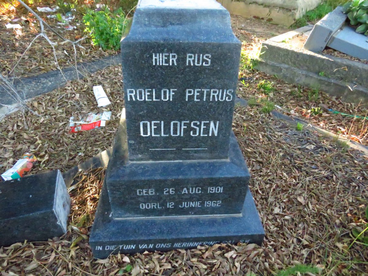 OELOFSEN Roelof Petrus 1901-1962
