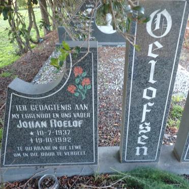 OELOFSEN Johan Roelof 1937-1992