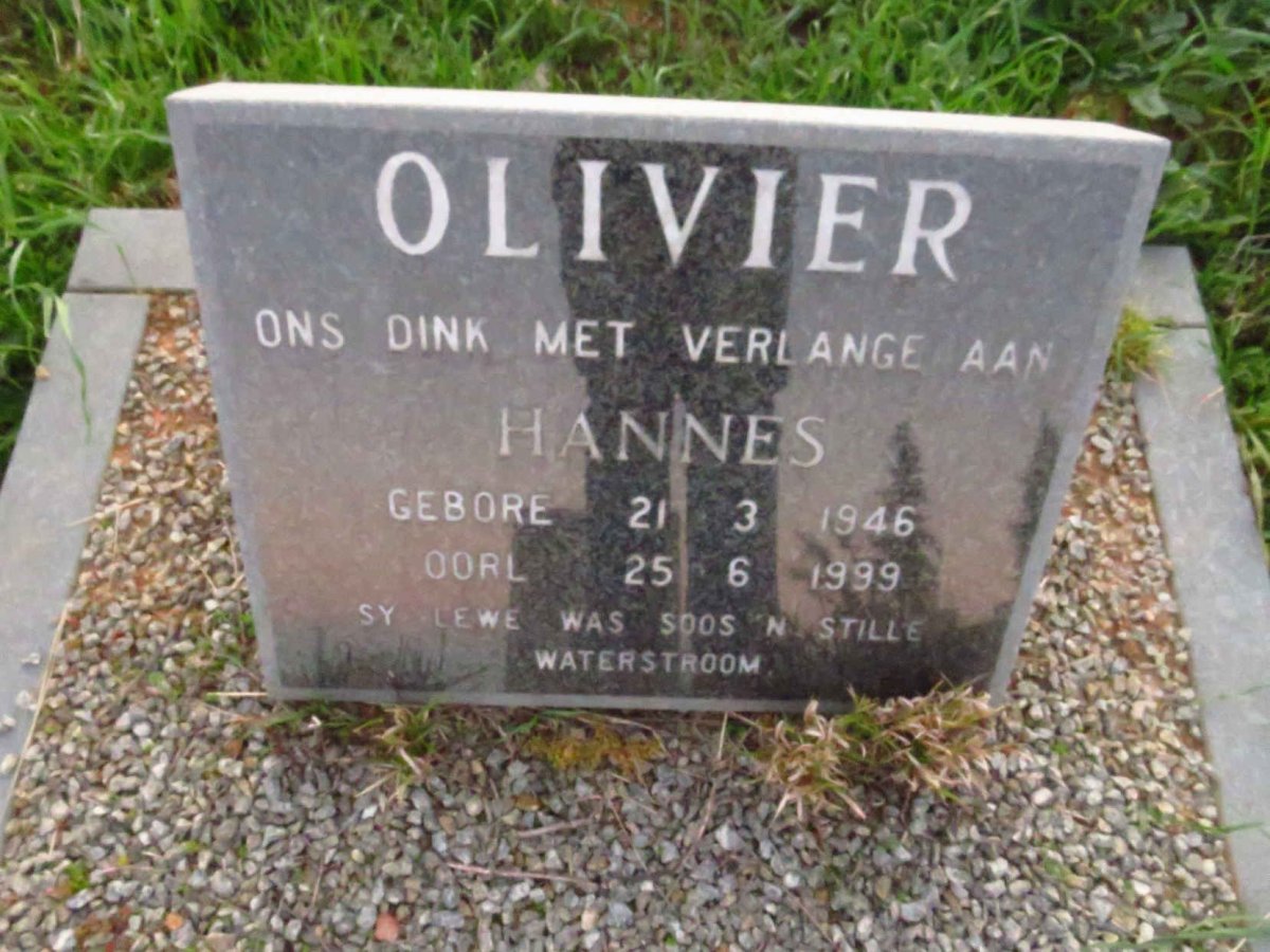 OLIVIER Hannes 1946-1999