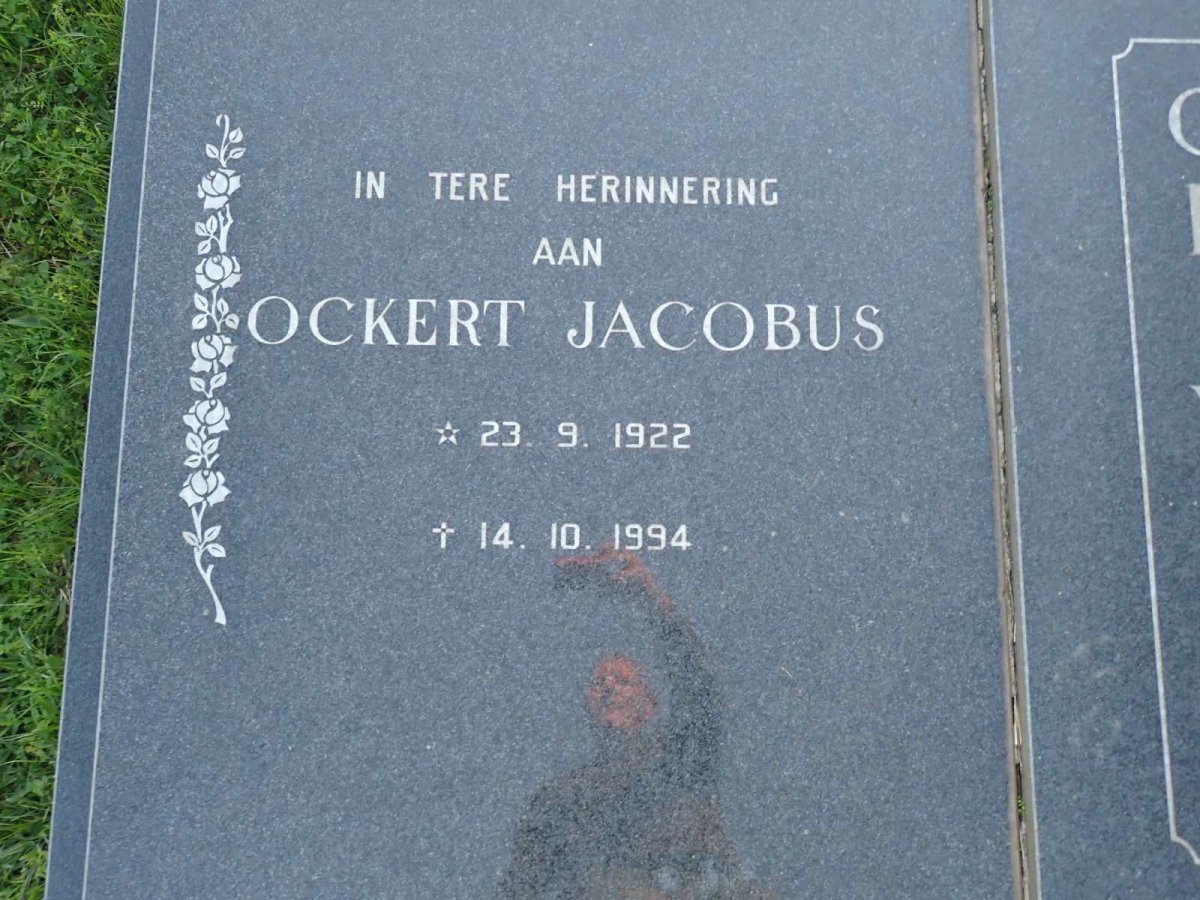 OLIVIER Ockert Jacobus 1922-1994 & Hester Andrisina 1920-2000_2