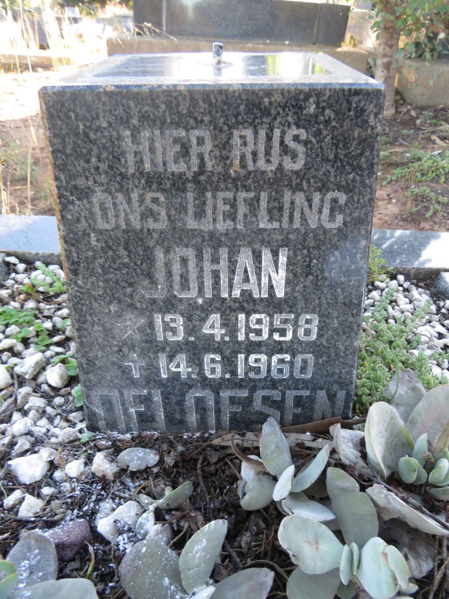 OELOFSEN Johan 1958-1960