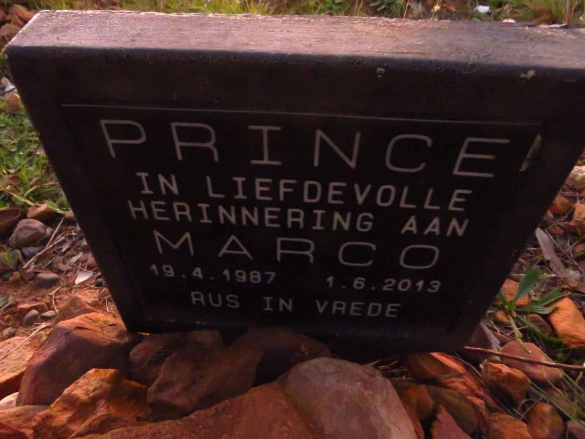 PRINCE Marco 1987-2013