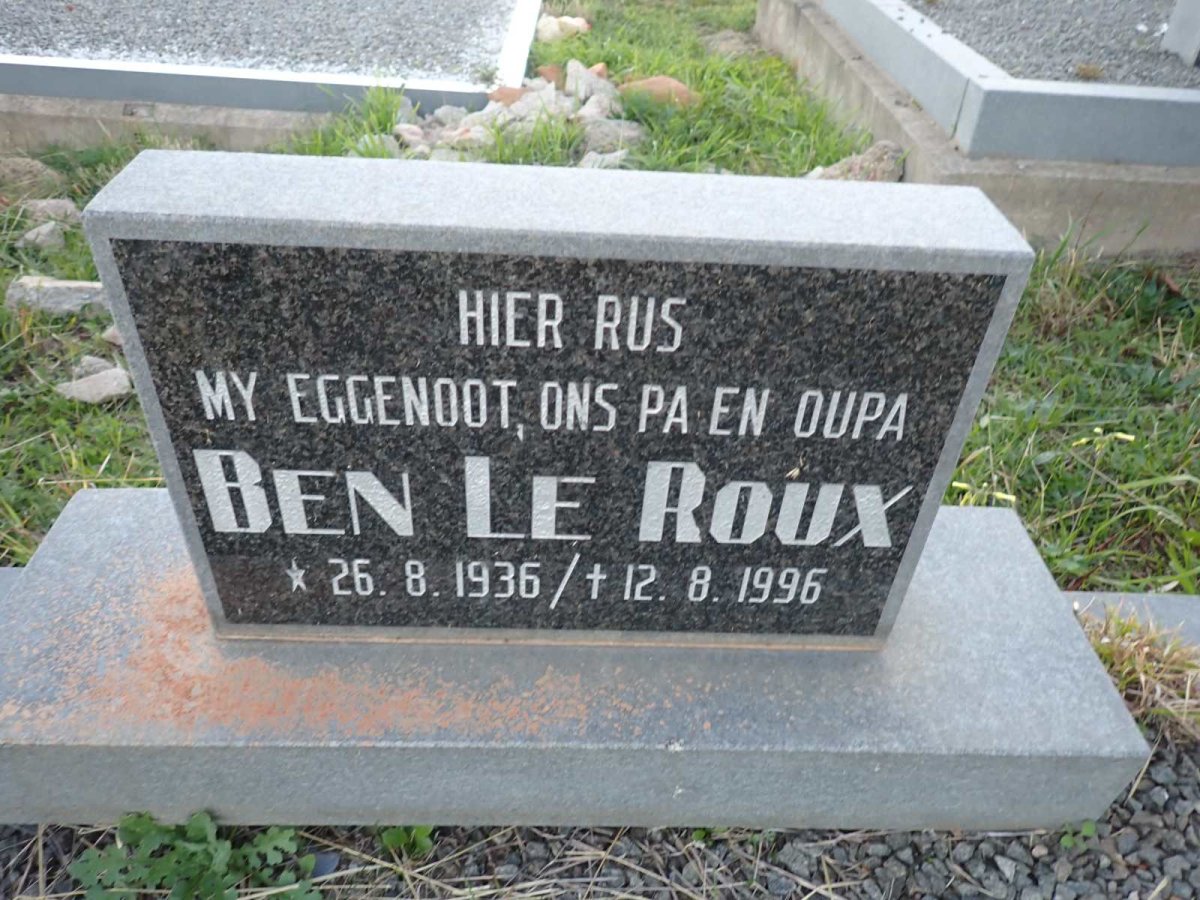 ROUX Ben, le 1936-1996