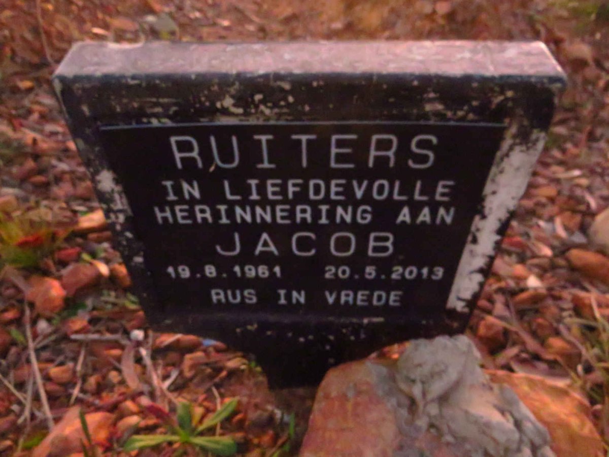 RUITERS Jacob 1961-2013