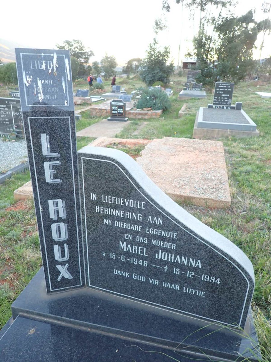 ROUX Mabel Johanna, le 1946-1994 
