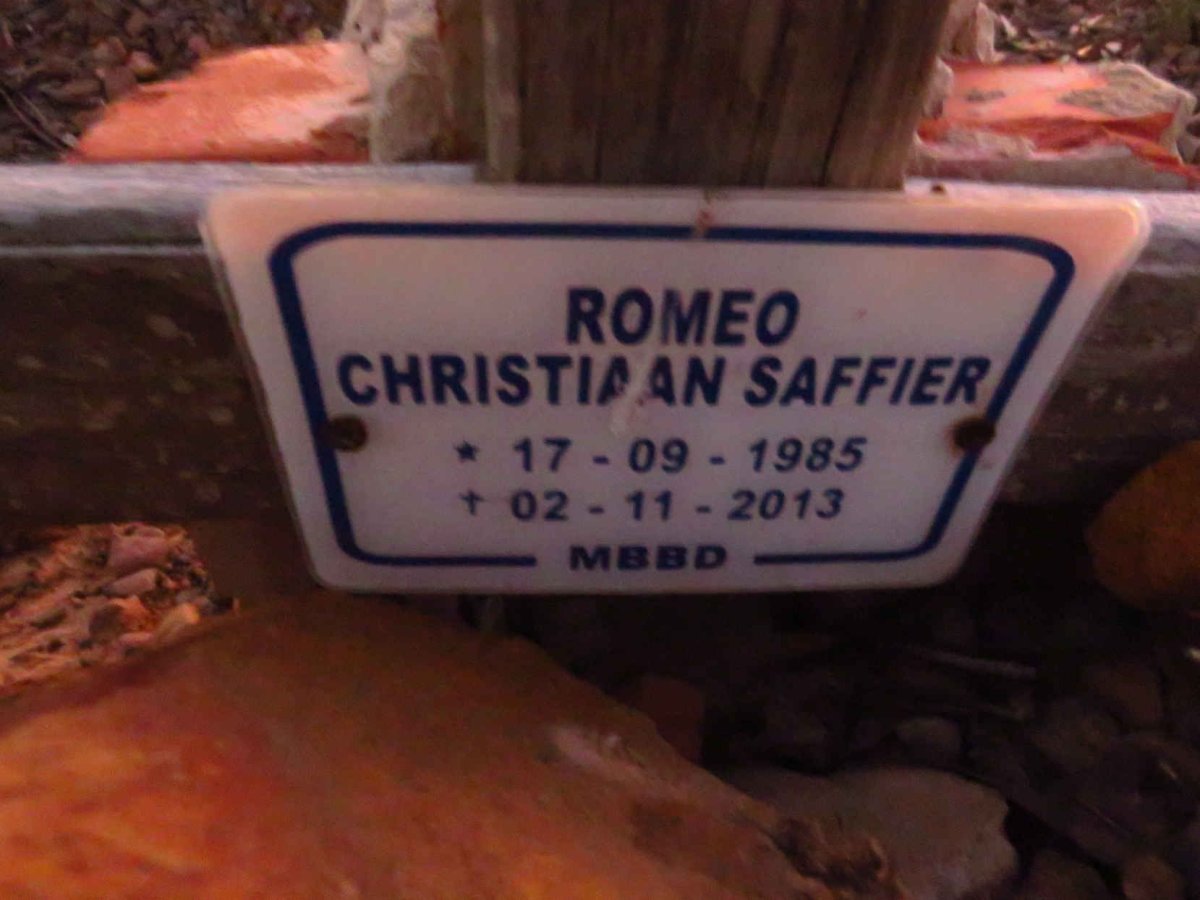 SAFFIER Romeo Christiaan 1985-2013