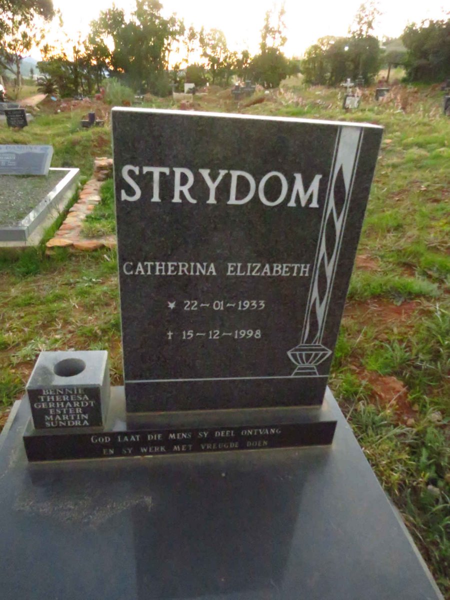 STRYDOM Catherina Elizabeth 1933-1998