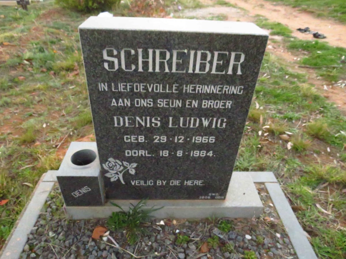 SCHREIBER Denis Ludwig 1966-1984