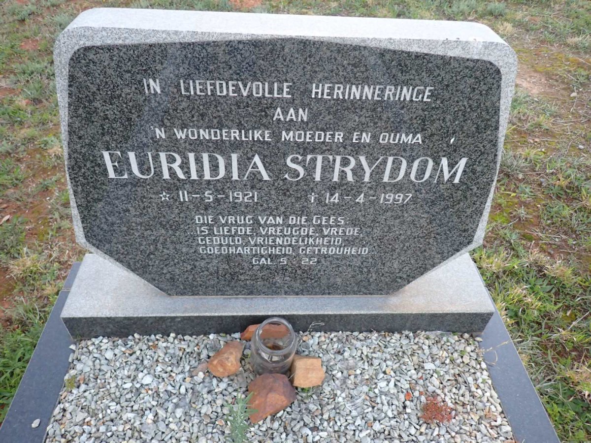 STRYDOM Euridia 1921-1997