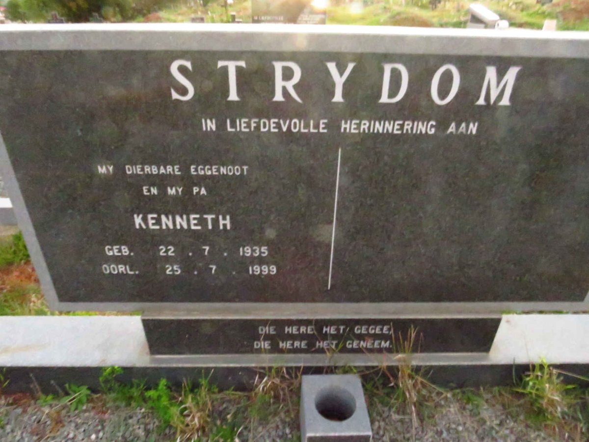 STRYDOM Kenneth 1935-1999