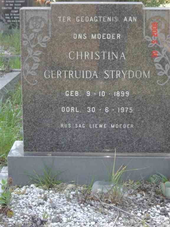 STRYDOM Christina Gertruida 1899-1975