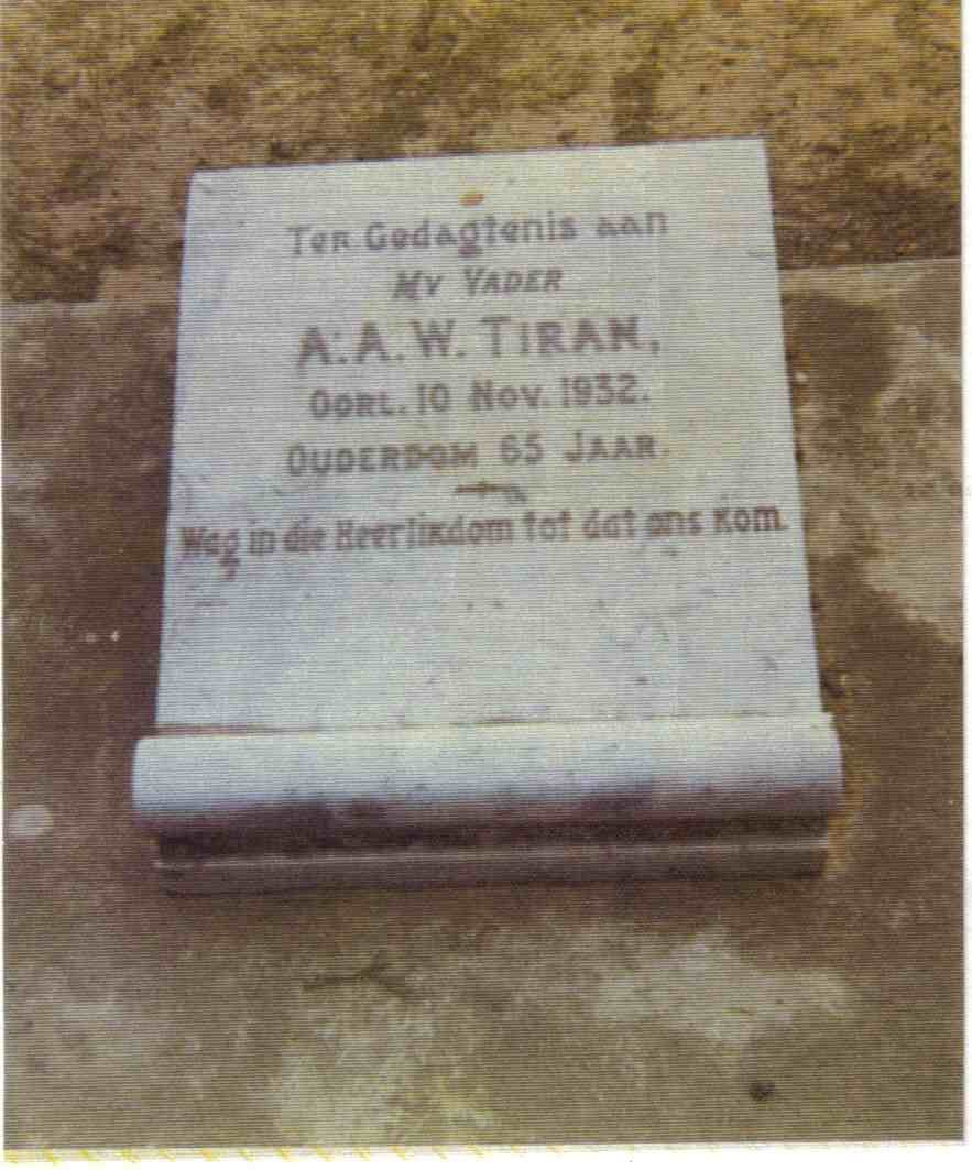 TIRAN André August Walter 1867-1932
