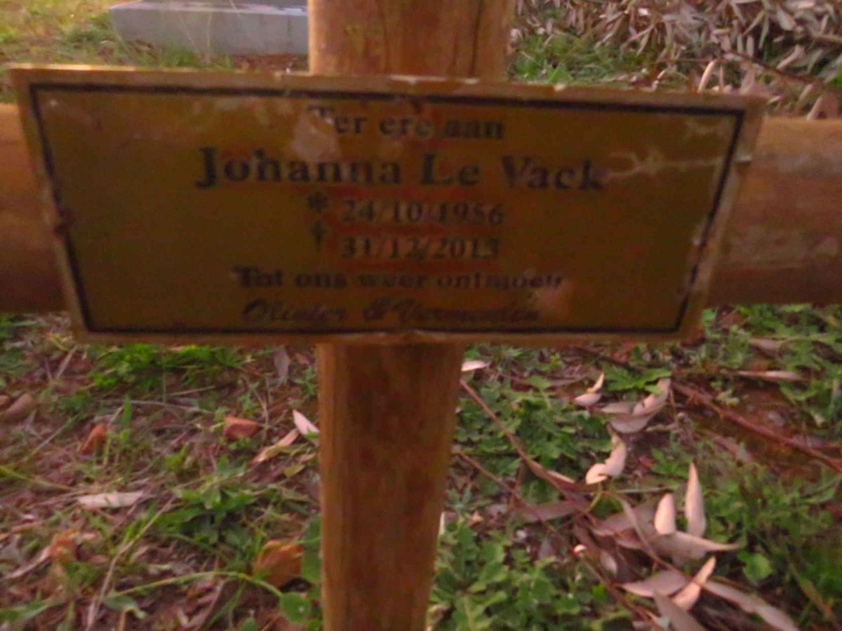 VACK Johanna, le 1956-2013