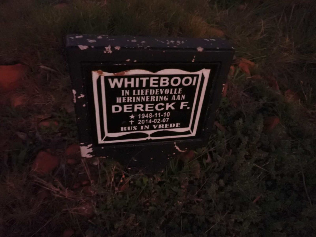 WITBOOI Dereck F. 1948-2014