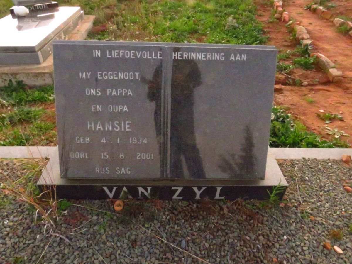 ZYL Hansie, van 1934-2001
