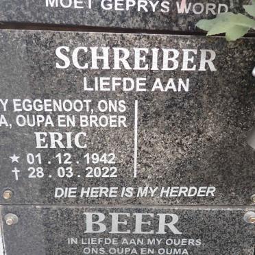 SCHREIBER Eric 1942-2022