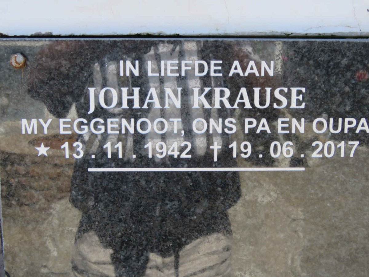 KRAUSE Johan 1942-2017