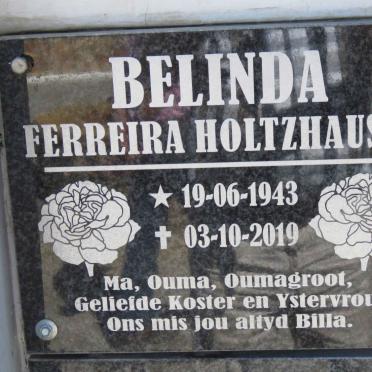 HOLTZHAUSEN Belinda Ferreira 1943-2019