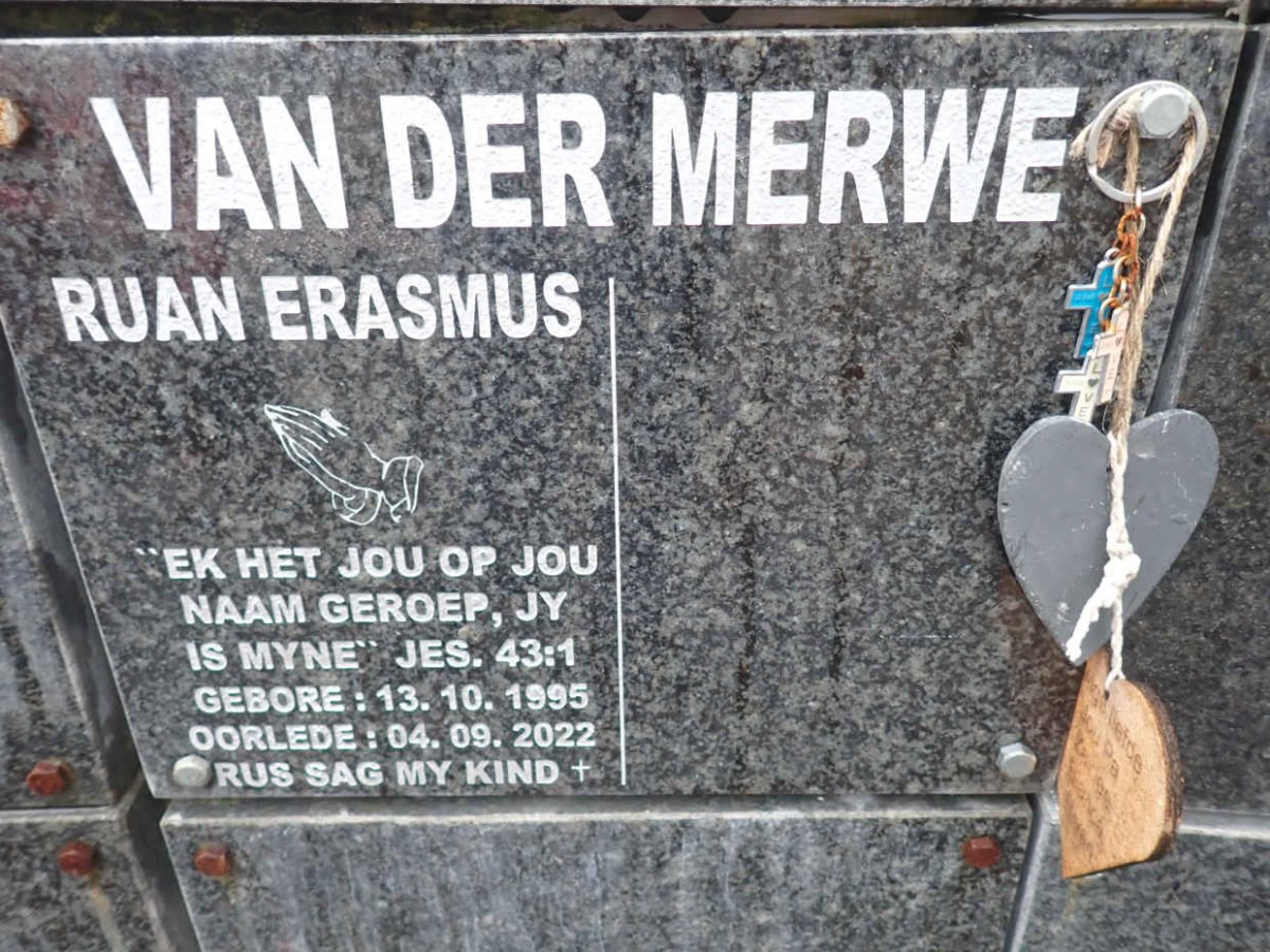MERWE Ruan Erasmus, van der 1995-2022