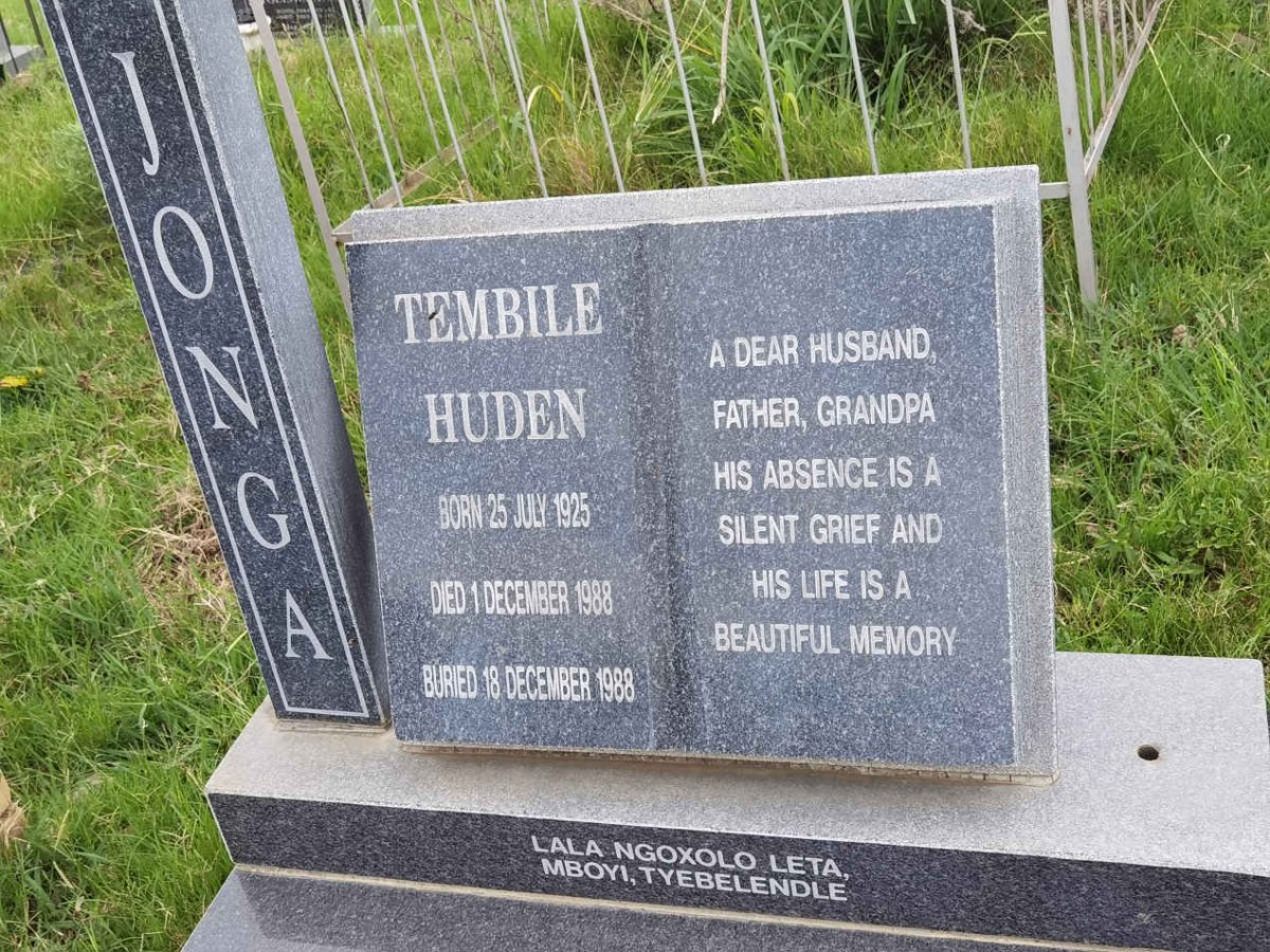JONGA Tembile Huden 1925-1988