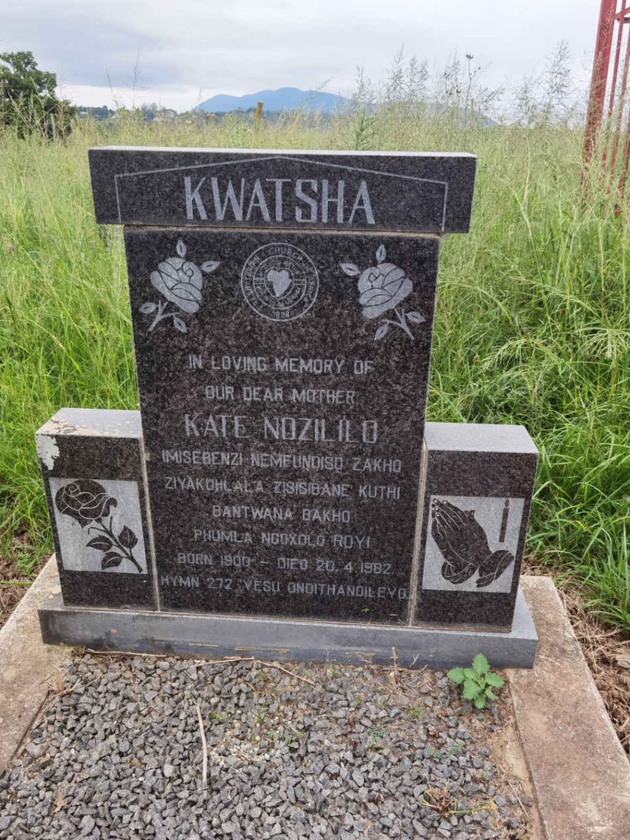 KWATSHA Kate Nozililo 1900-1982