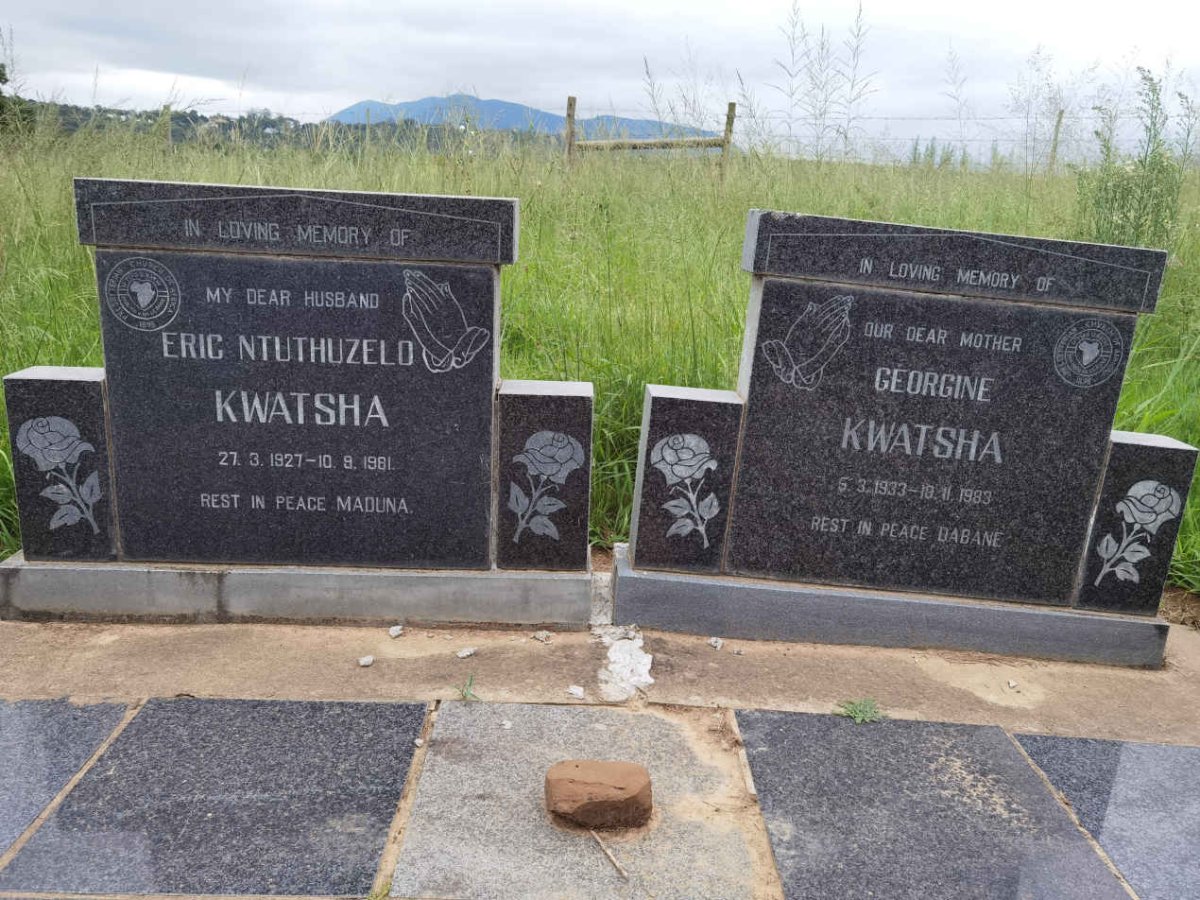 KWATSHA Eric Ntuthuzelo 1927-1981 &amp; Georgine 1933-1983