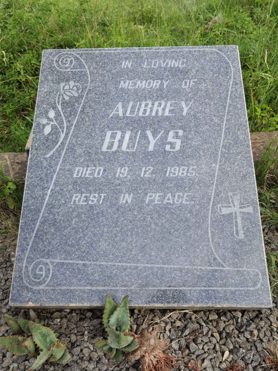 BUYS Aubrey -1985