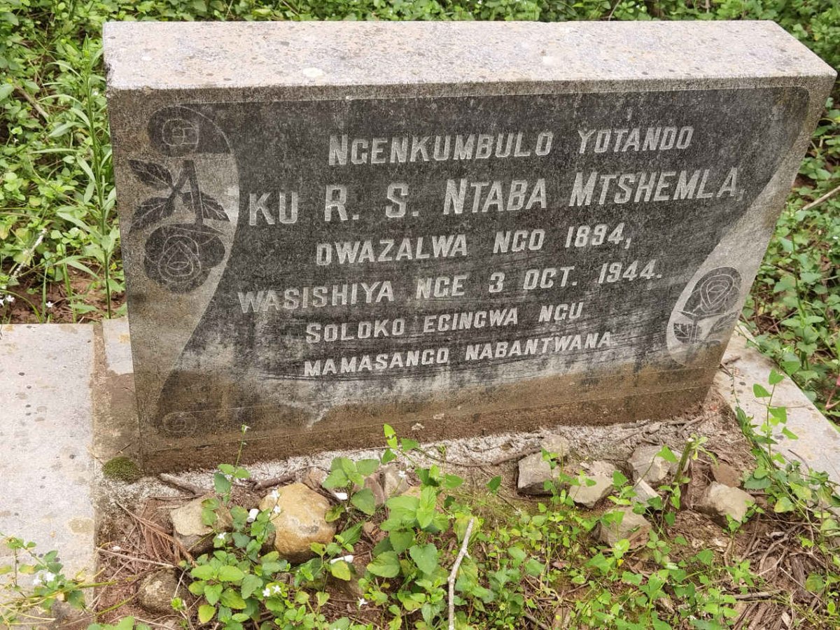 MTSHEMLA R.S. Ntaba 1894-1944