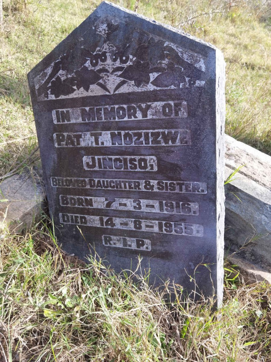 JINCISO Pat T. Nozizwe 1916-1955