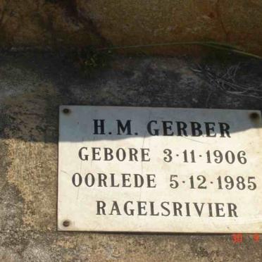 GERBER H.M. 1906-1985