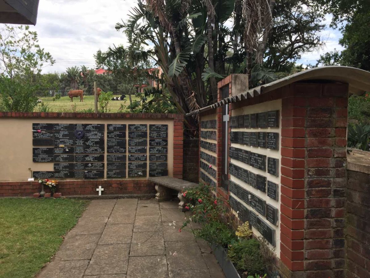 2. St Peter's Kei Mouth Memorial Wall Overview