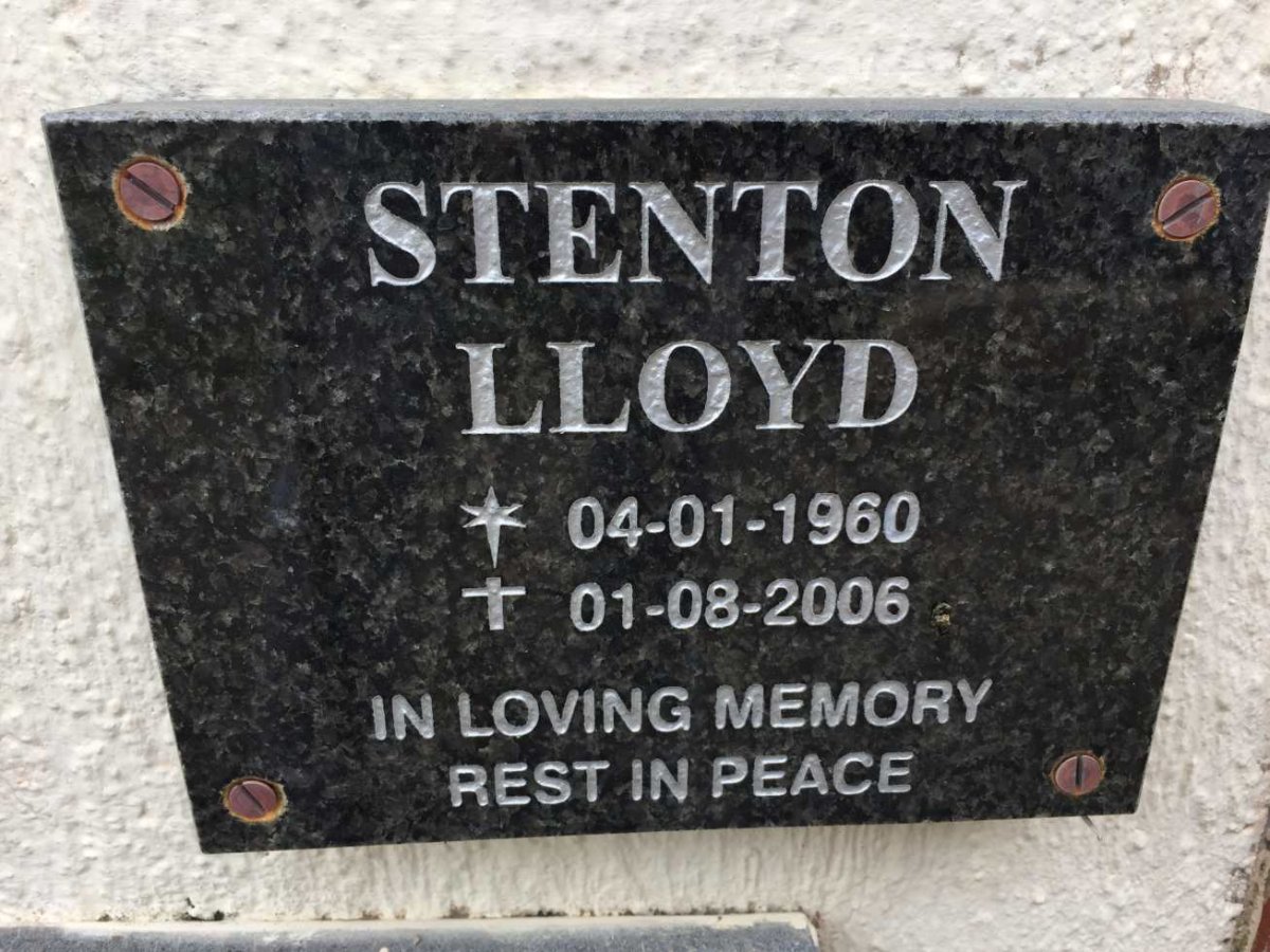 STENTON Lloyd 1960-2006