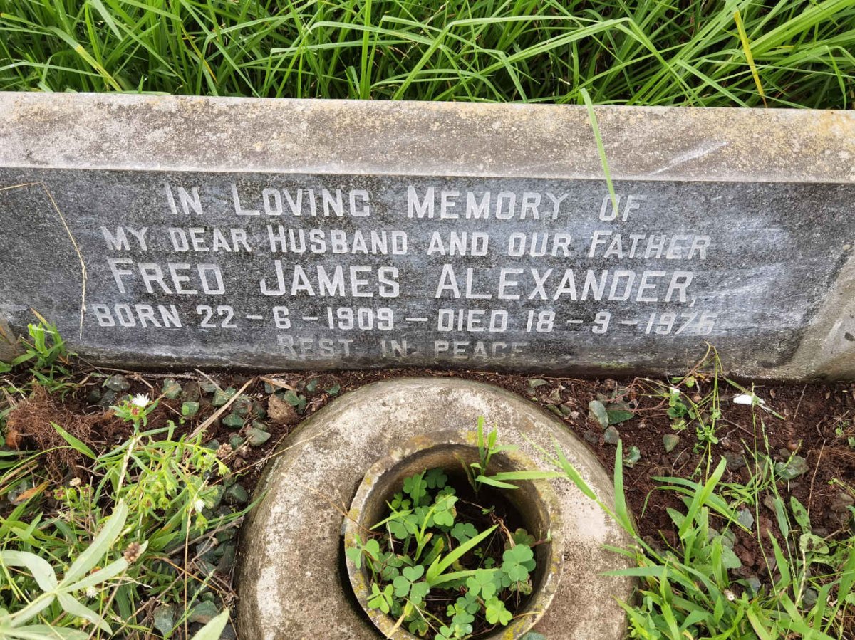 ALEXANDER Fred James 1909-1976