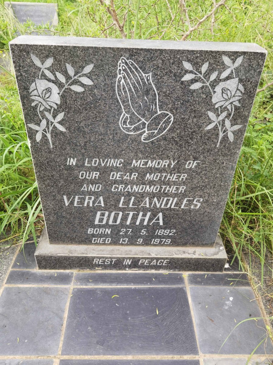 BOTHA Vera Llandles 1892-1979