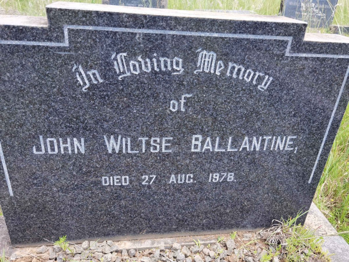 BALLANTINE John Wiltse -1978