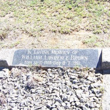 BROWN William Lawrence 1888-1961