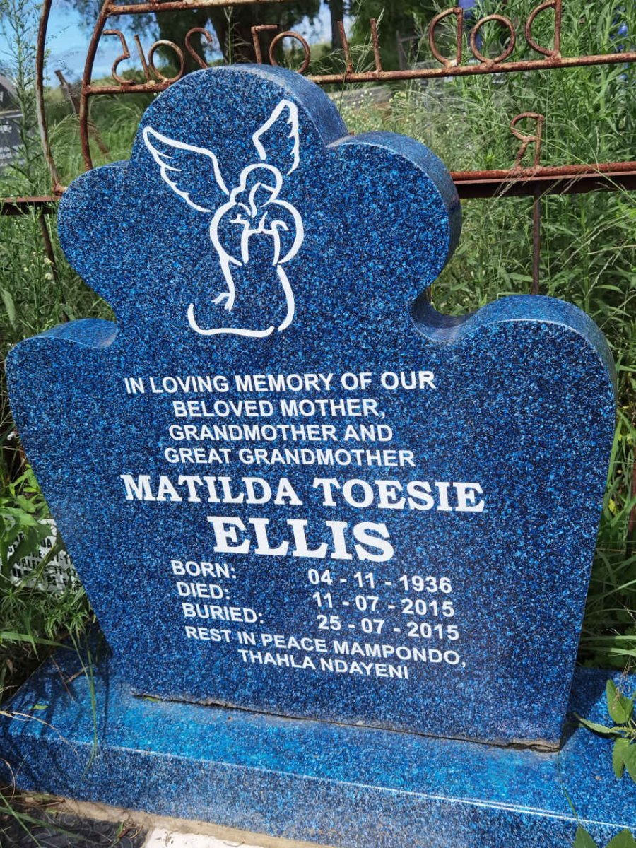 ELLIS Matilda Toesie 1936-2015