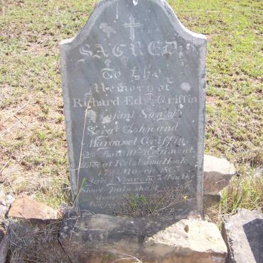 GRIFFIN Richard Edward -1863