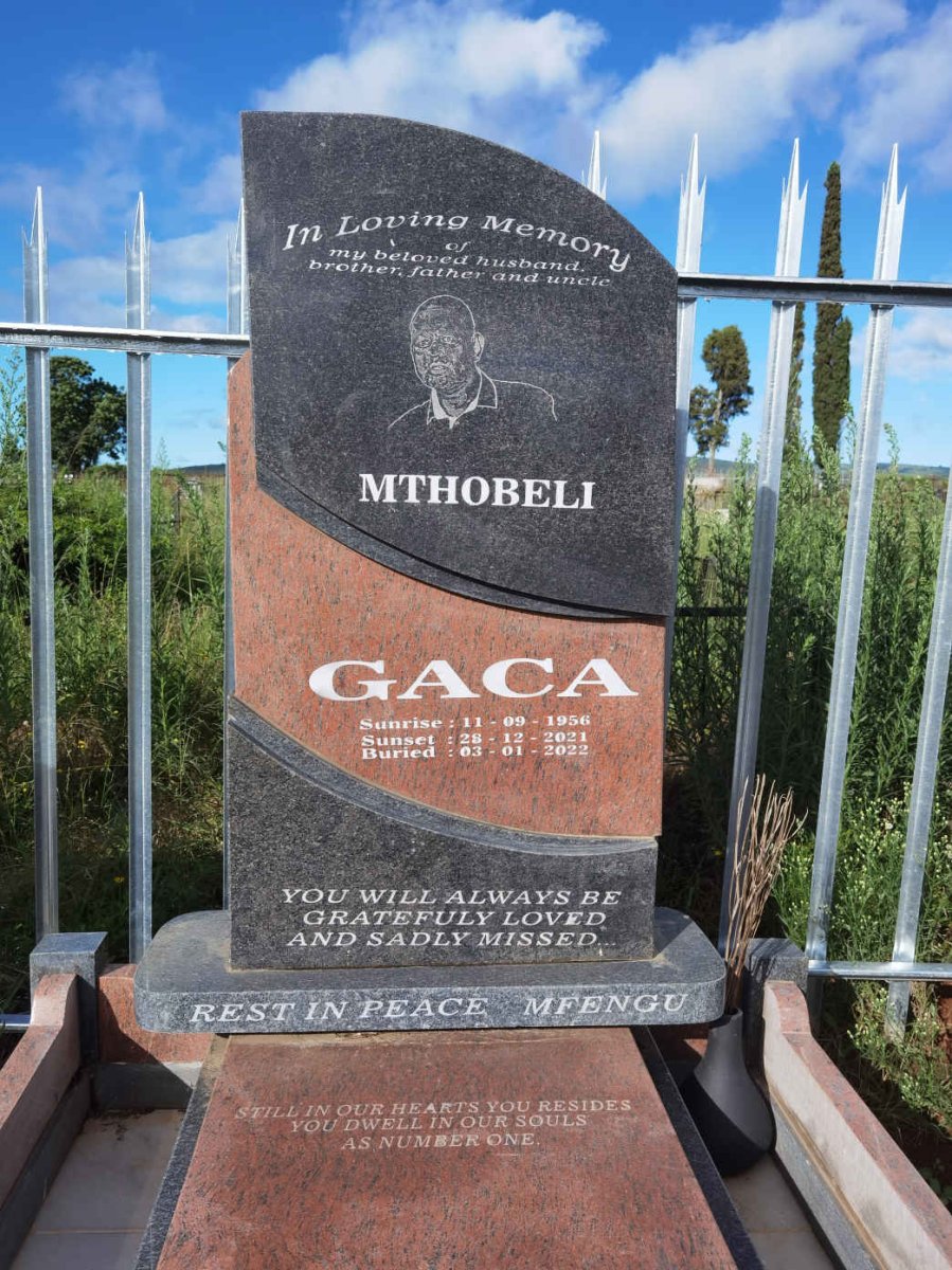 GACA Mthobeli 1956-2021