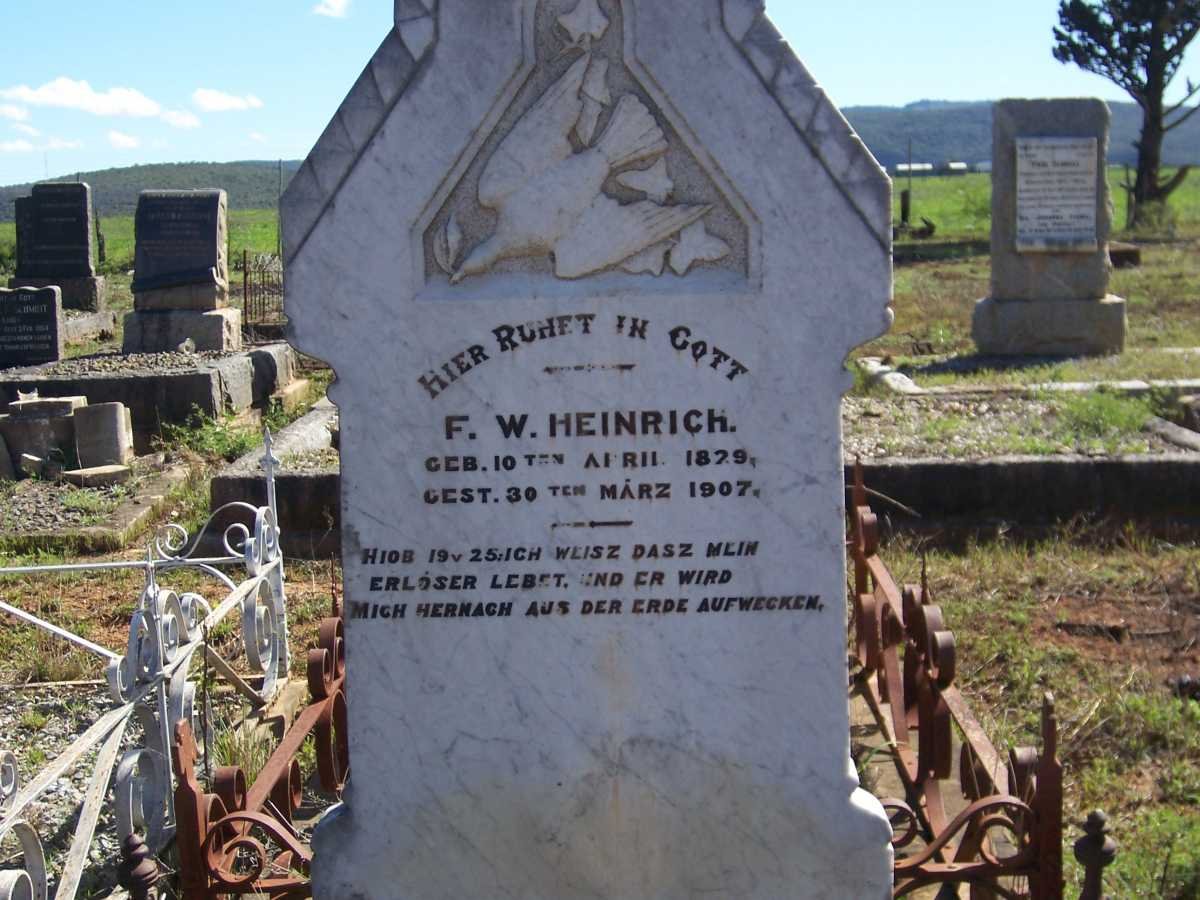 HEINRICH F.W. 1829-1907