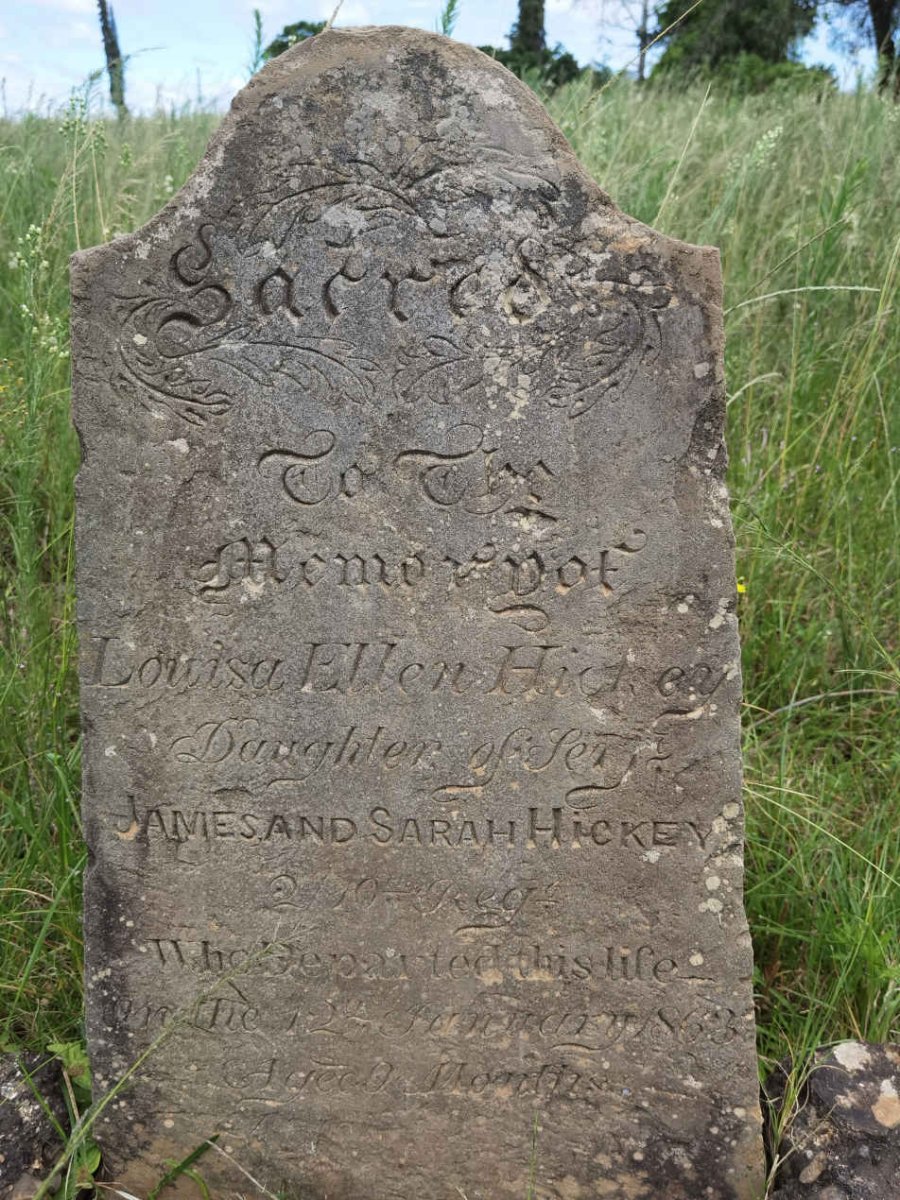 HICKEY Louisa Ellen -1863