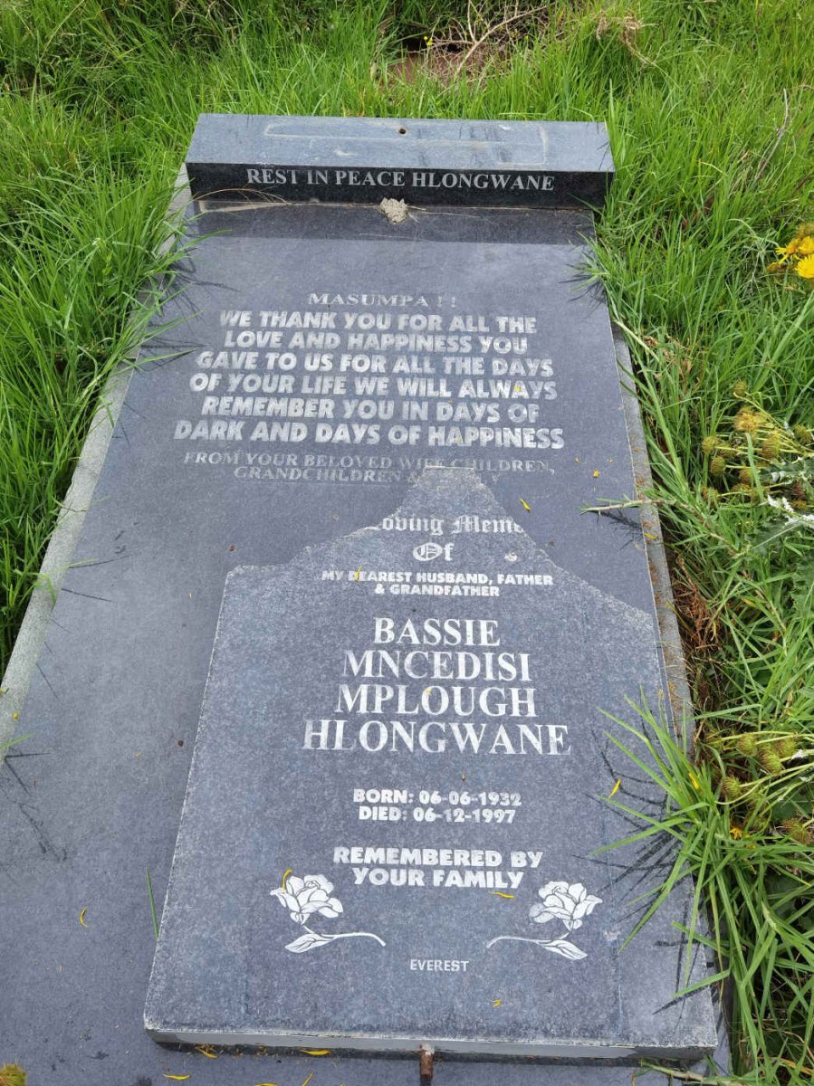 HLONGWANE Bassie Mncedisi Mplough 1932-1997