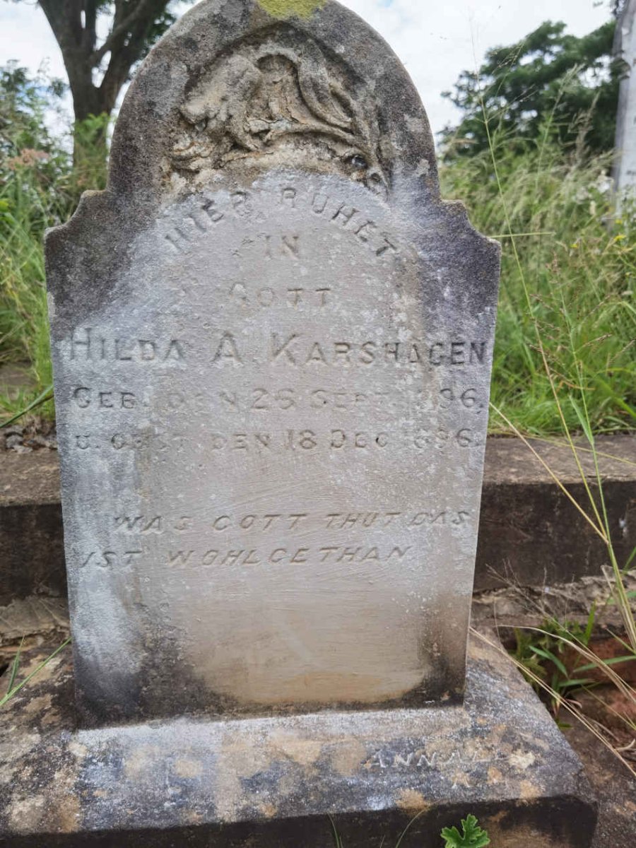 KARSHAGEN Hilda A. 1896-1896