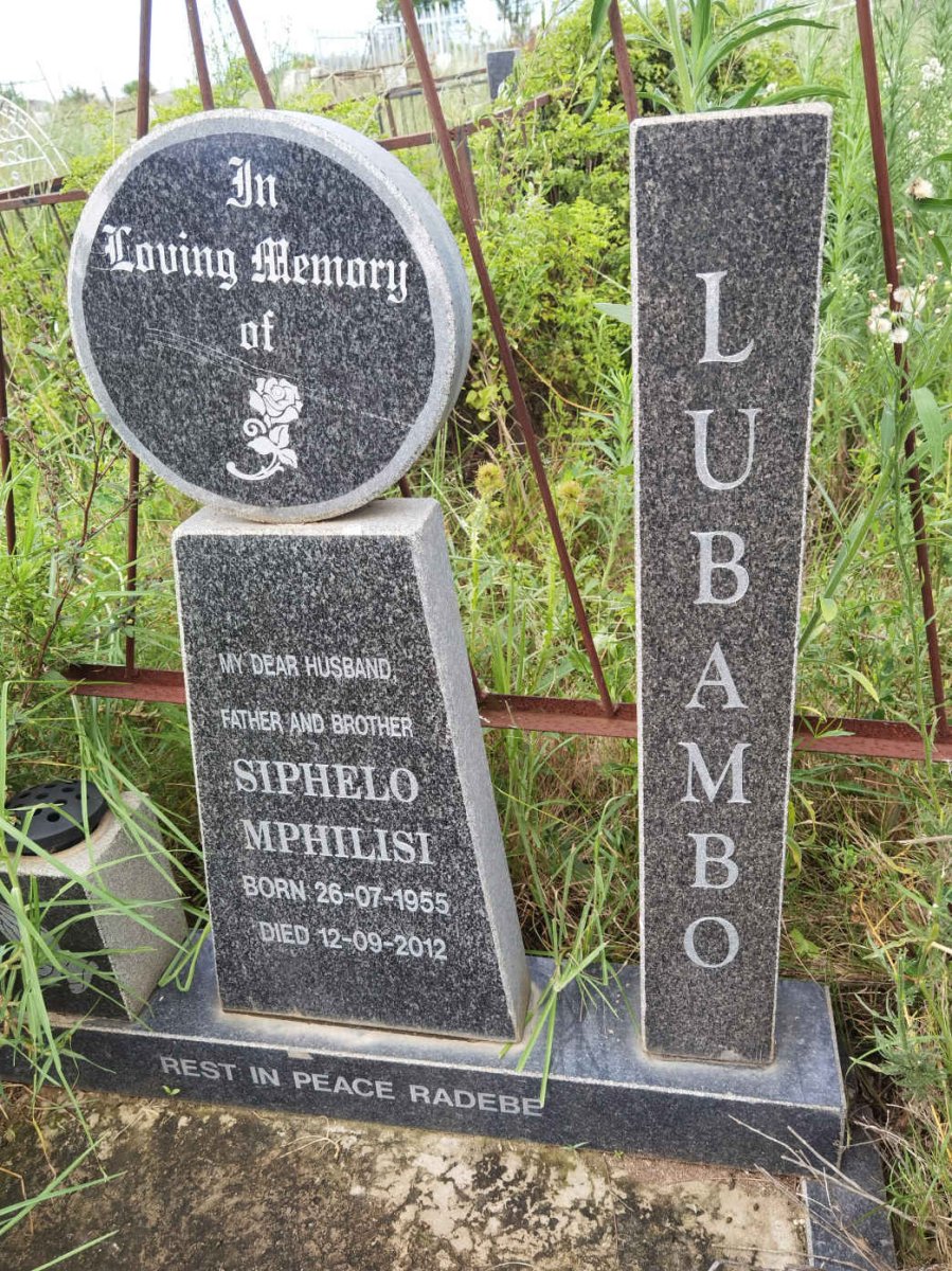 LUBAMBO Siphelo Mphilisi 1955-2012