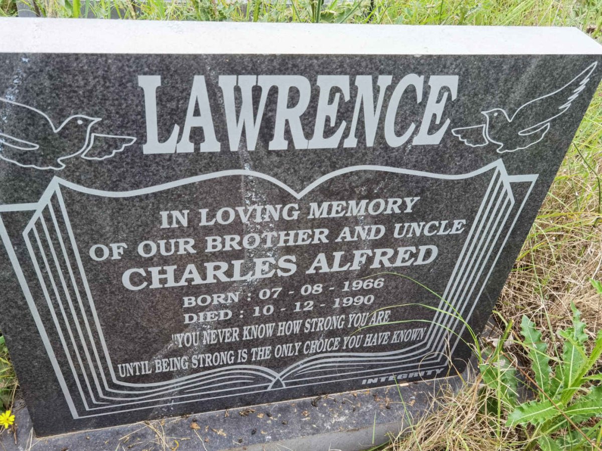 LAWRENCE Charles Alfred 1966-1990