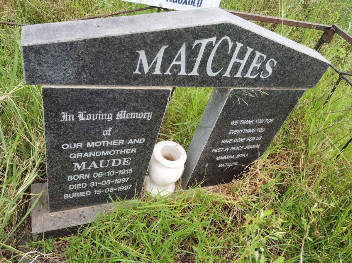 MATCHES Maude 1915-1997