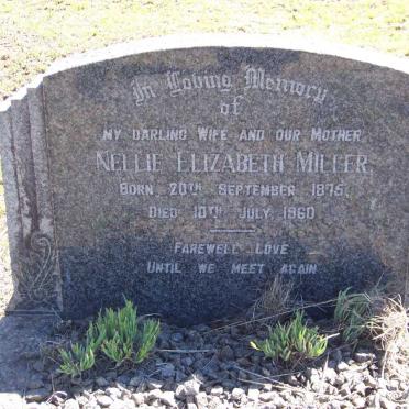 MILLER Nellie Elizabeth 1875-1960