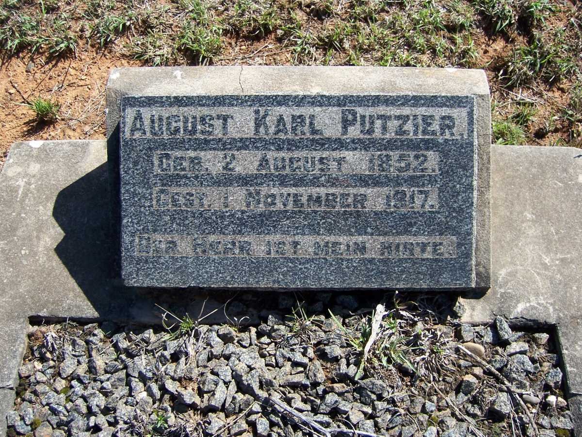 PUTZIER August Karl 1852-1917