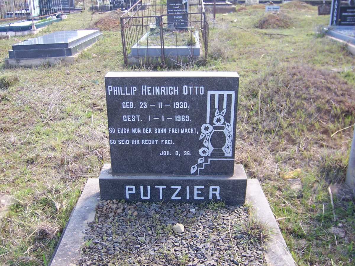 PUTZIER Phillip Heinrich Otto 1930-1969